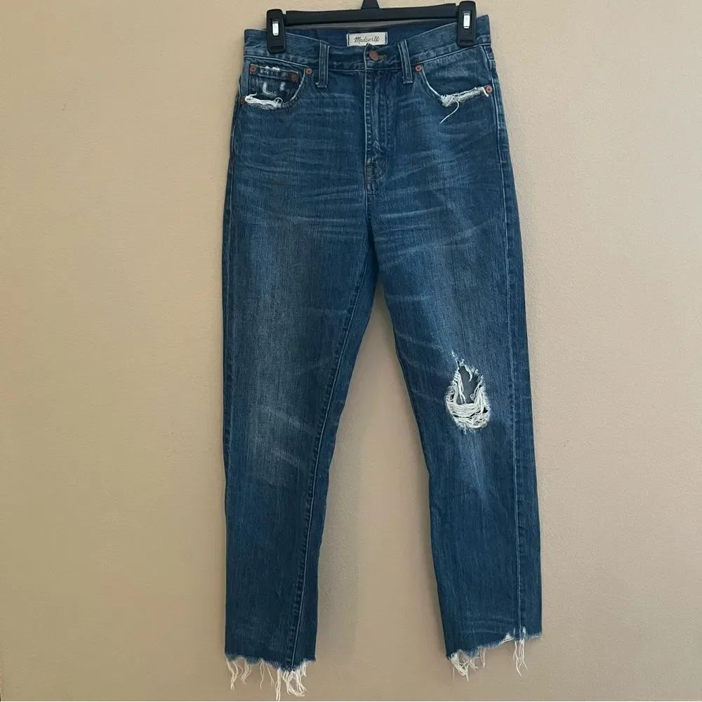 Madewell the perfect summer jeans women’s size 27 distressed high rise